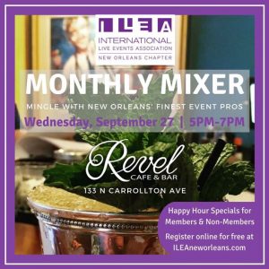 ILEA September Monthly Mixer @ Revel Cafe & Bar | New Orleans | LA | United States
